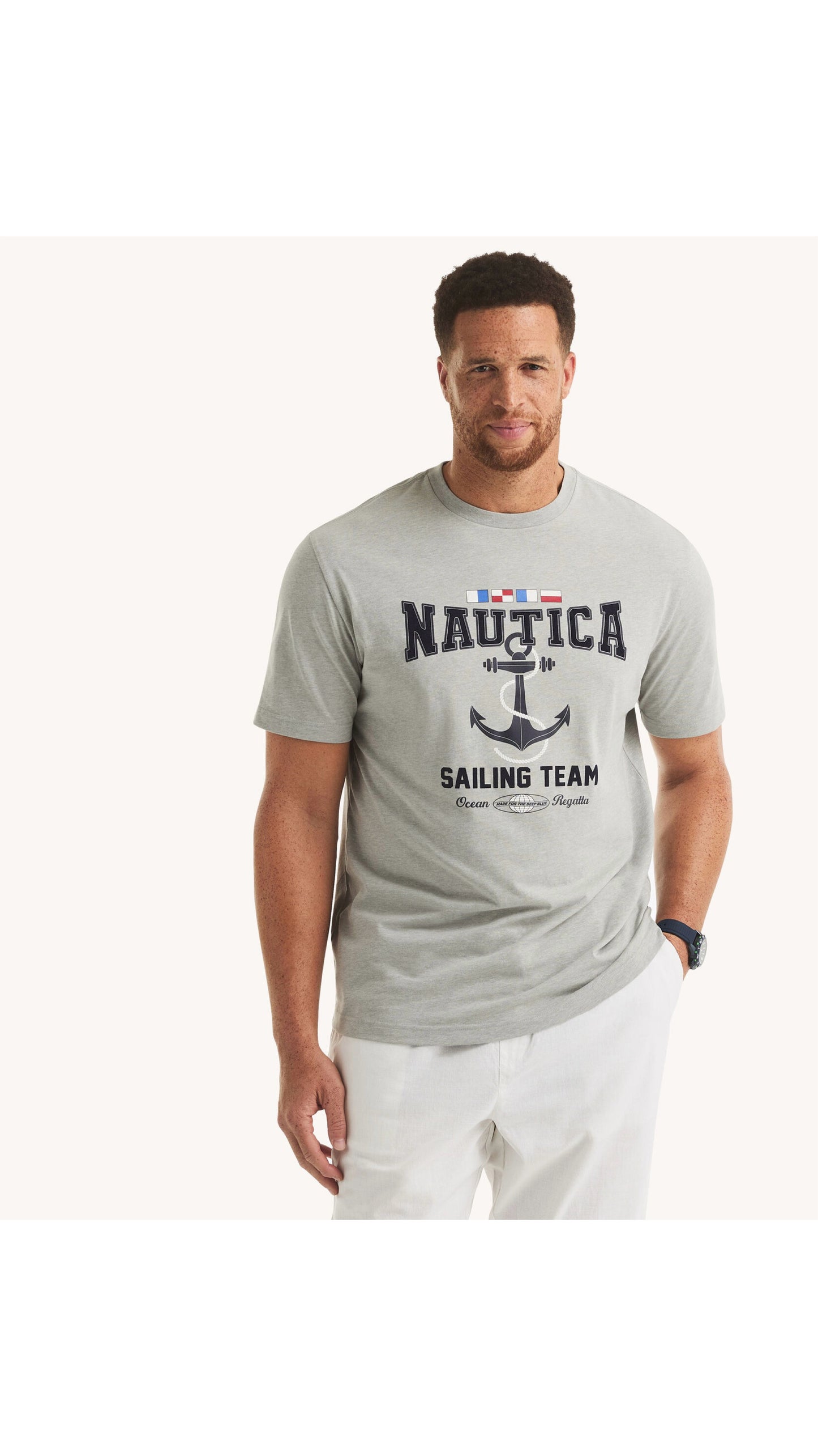 Camiseta Nautica Gris