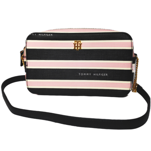 Bolso TH Manos Libres rosado rayas