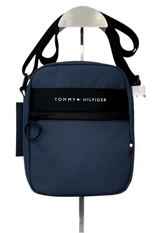 Bolso TH, manos libres celeste oscuro