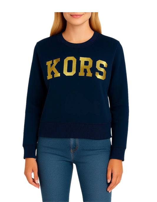 Suéter MK azul con amarillo