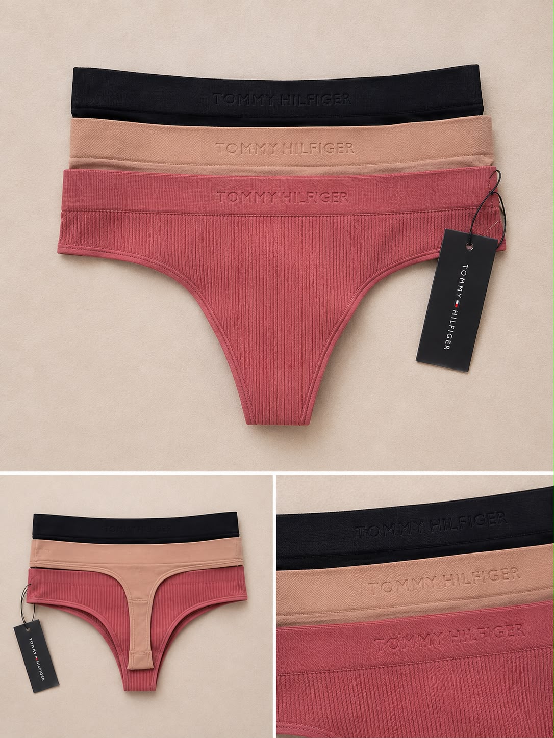 Ropa Interior Hilos TH 3 unidades