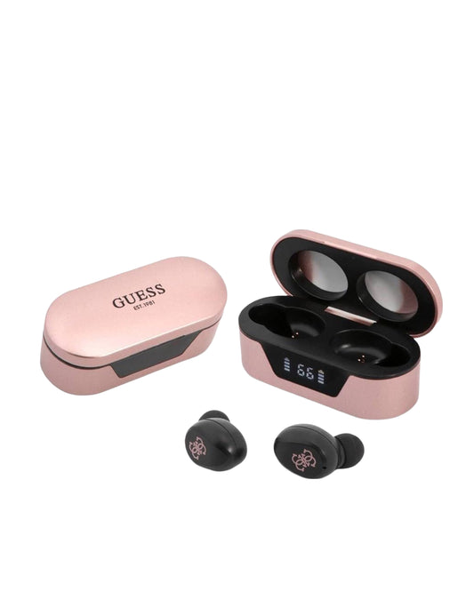 Audifonos Guess rosados con negro