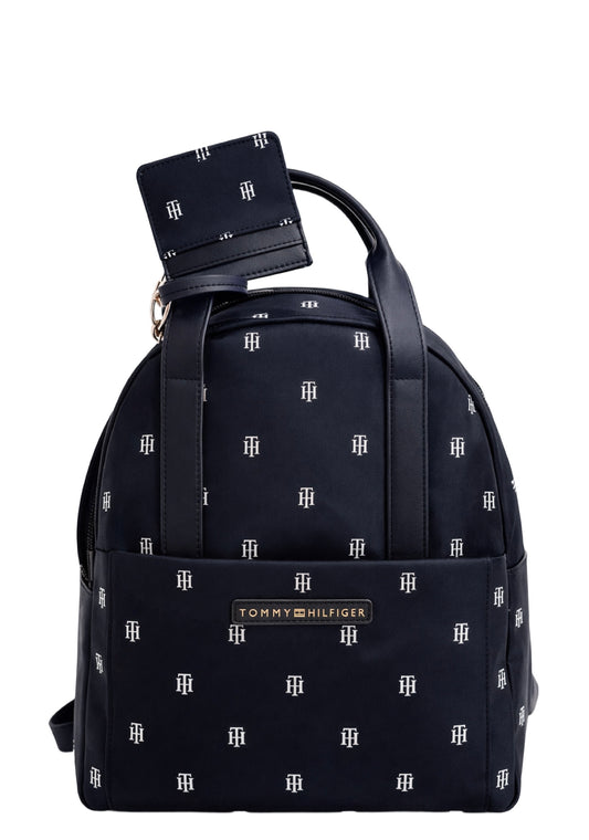 Mochila TH azul con detalles