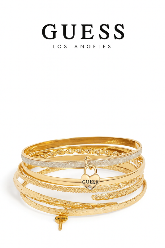 Joyería Guess Set pulseras doradas