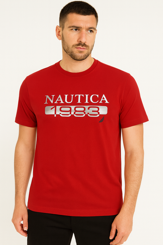 Camiseta Nautica Roja