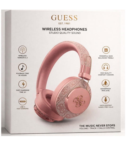 Audifonos Guess rosado