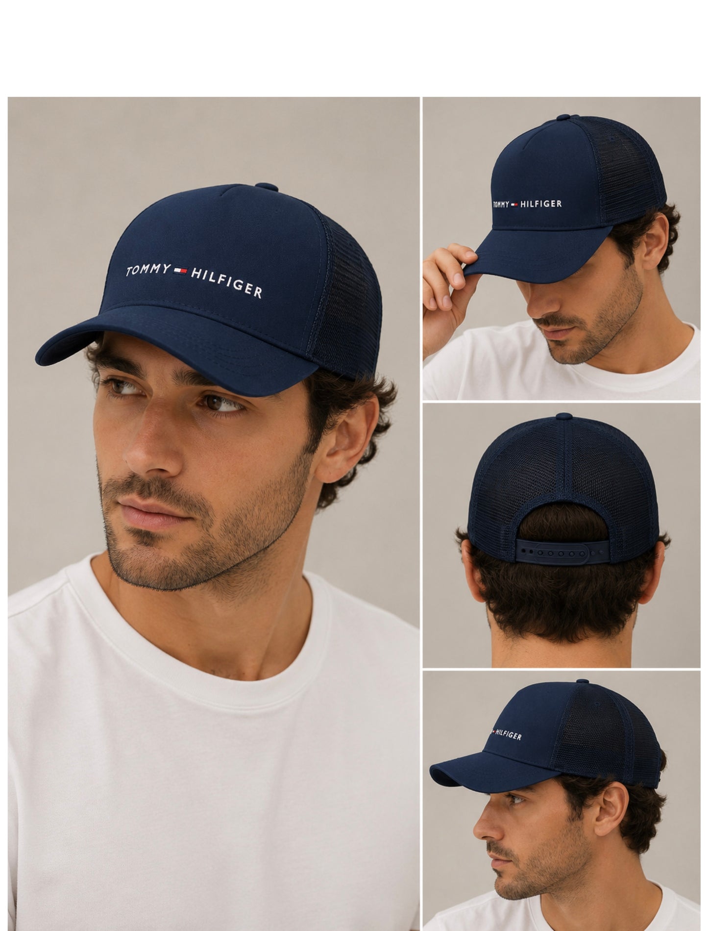 Gorra TH azul maya atrás