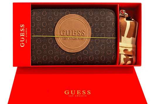 Bolso Guess café en caja