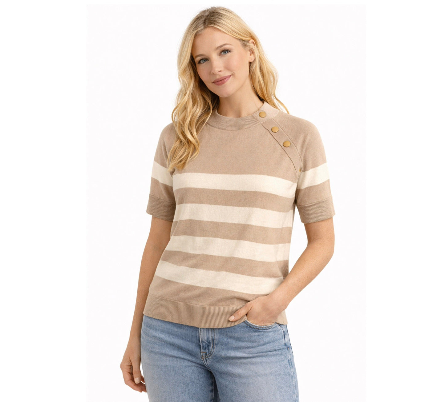 Blusa MK beige