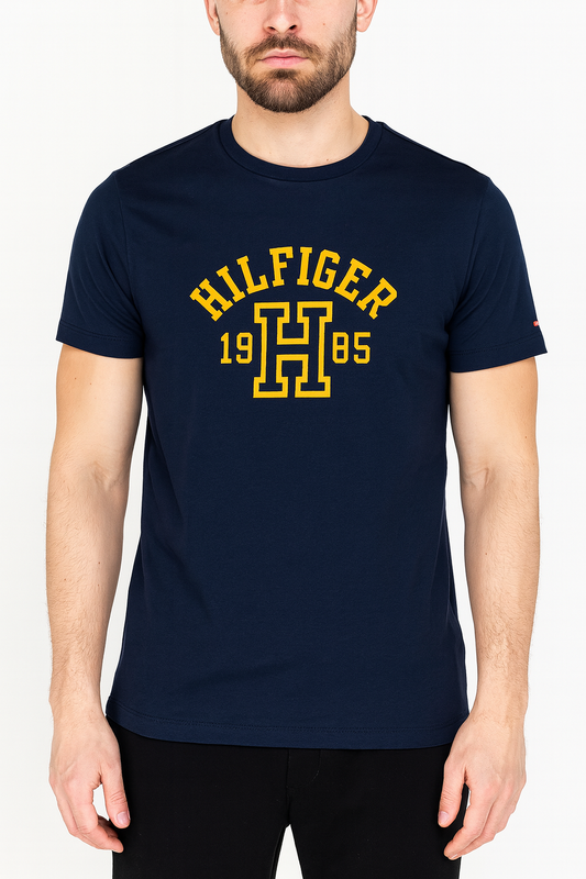 Camiseta TH Azul con amarillo