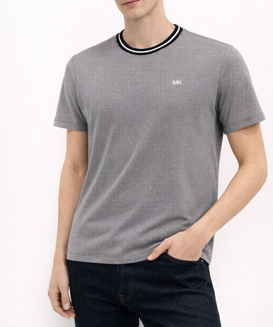 Camiseta  MK blanco con negro