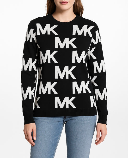 Suéter tejido MK negro