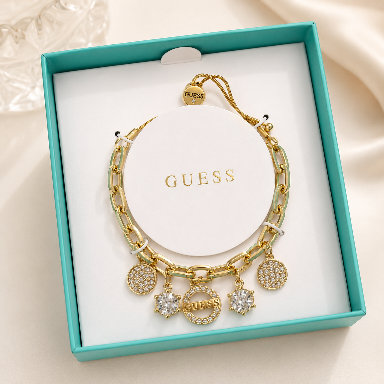 Pulsera Guess dorada