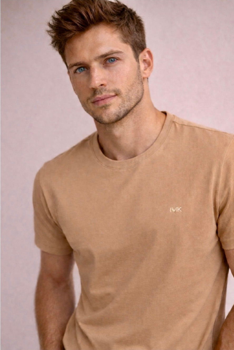 Camiseta MK beige