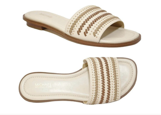 Sandalias MK crema