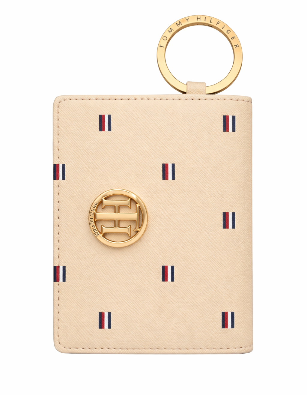 Tarjetero TH beige con banderas