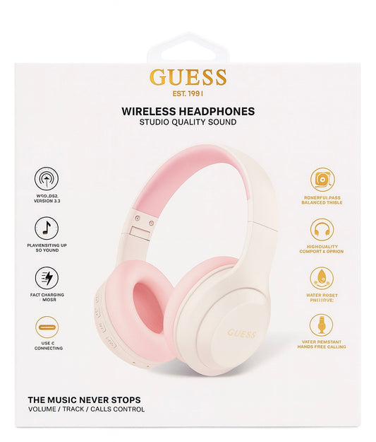 Audífono Guess Bluetooth rosado