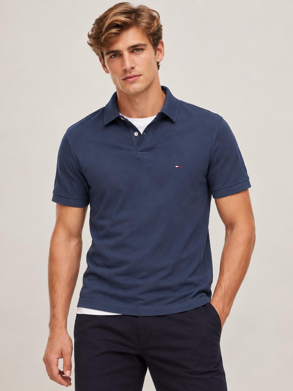 Camisa TH hombre tipo polo