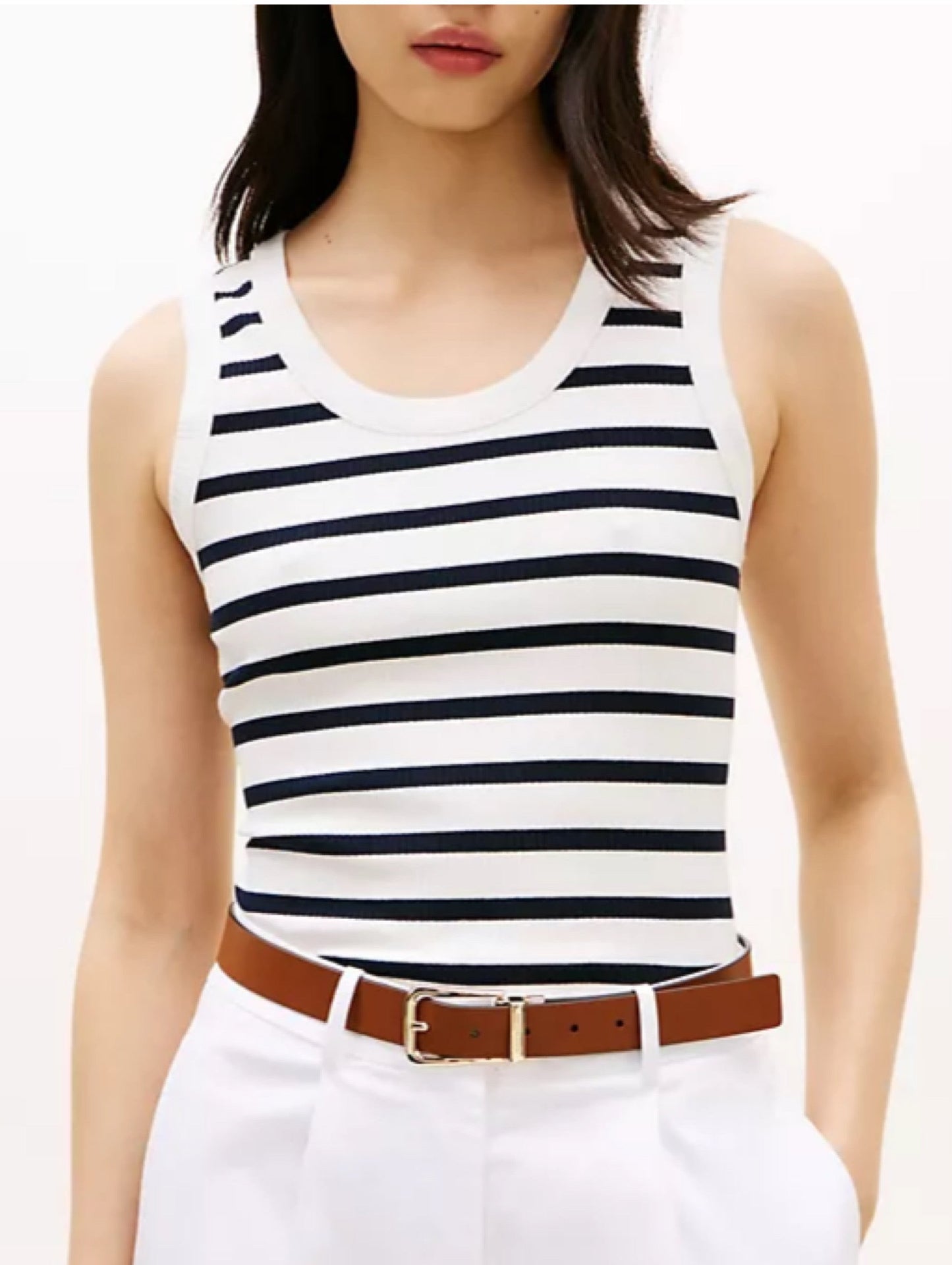 Blusa TH tirantes rajas