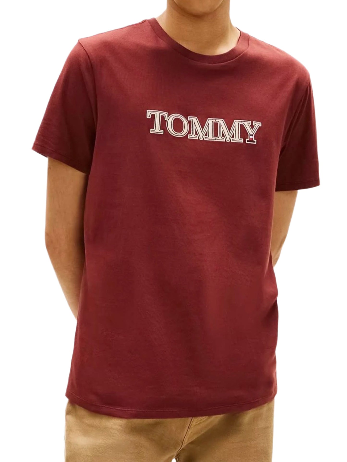 Camiseta TH vino