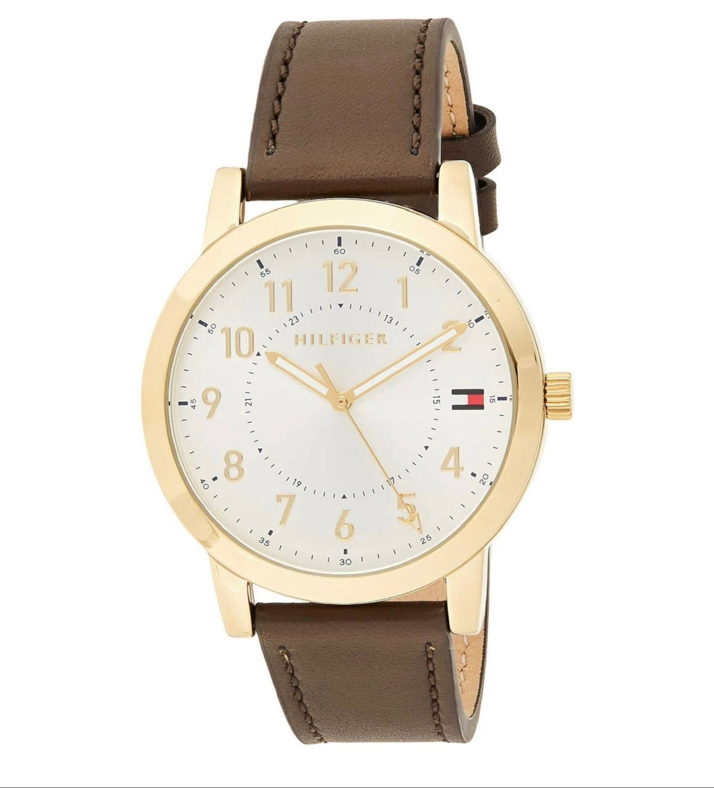 Reloj TH dorado con café