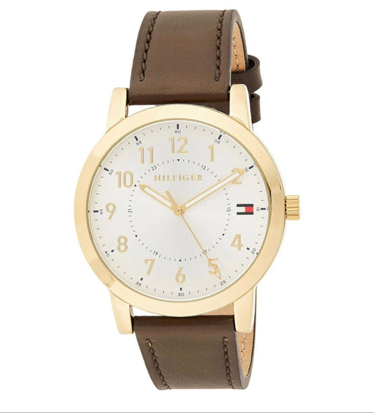 Reloj TH dorado con café