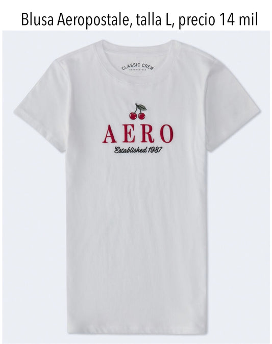 Blusa Aeropostal blanca