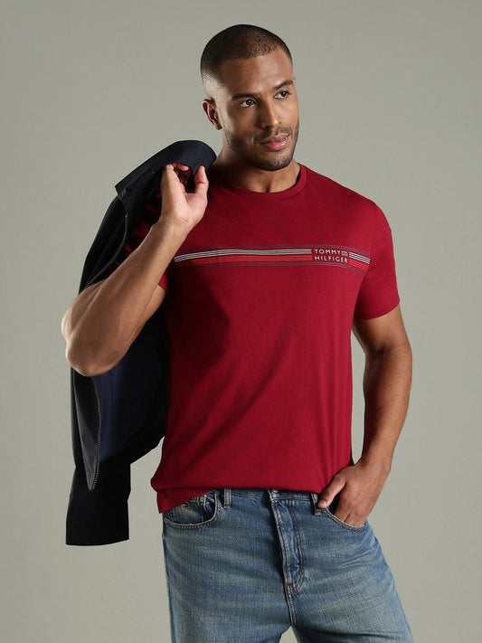 Camiseta TH vino