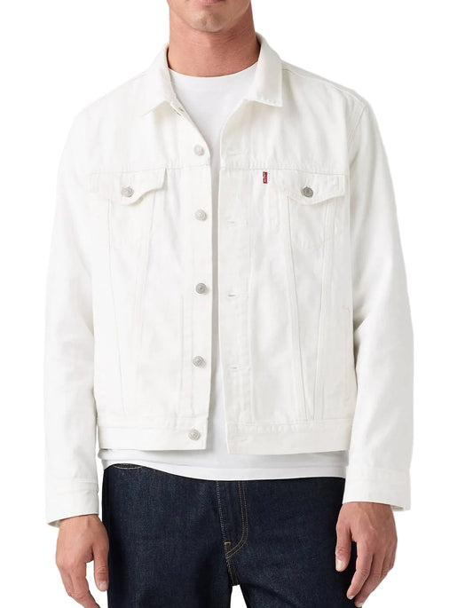 Jacket Levis blanca  mezclilla Hombre