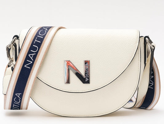 Bolso Nautica blanco doble tira
