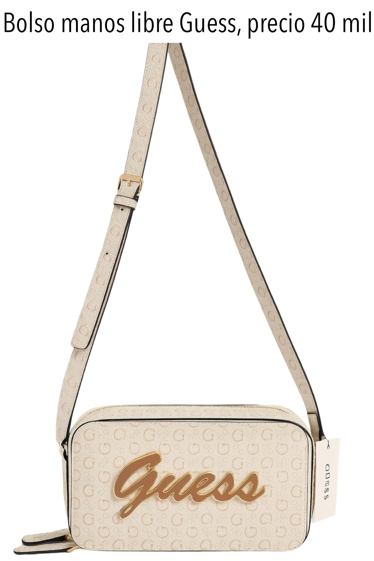 Bolso Guess manos libre Beige