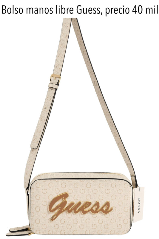 Bolso Guess manos libre Beige