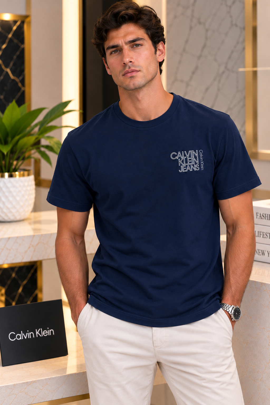 Camiseta CK azul