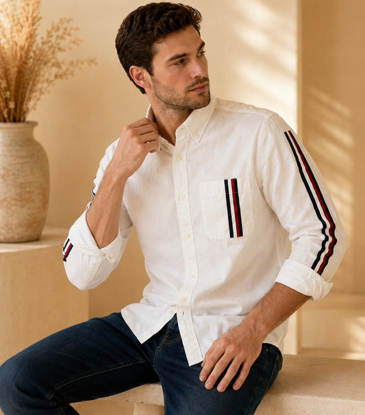 Camisa TH manga larga