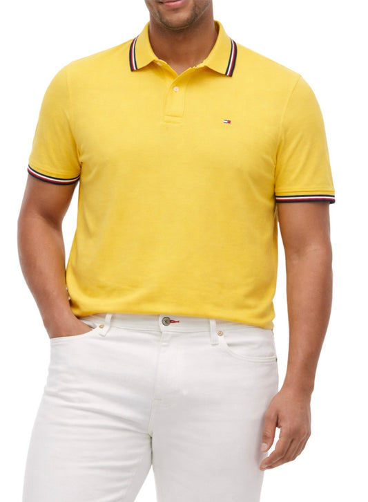 Camisa TH tipo polo amarillo