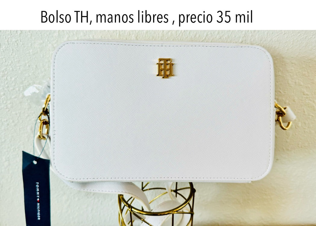 Bolso Manos Libres TH blanco mujer