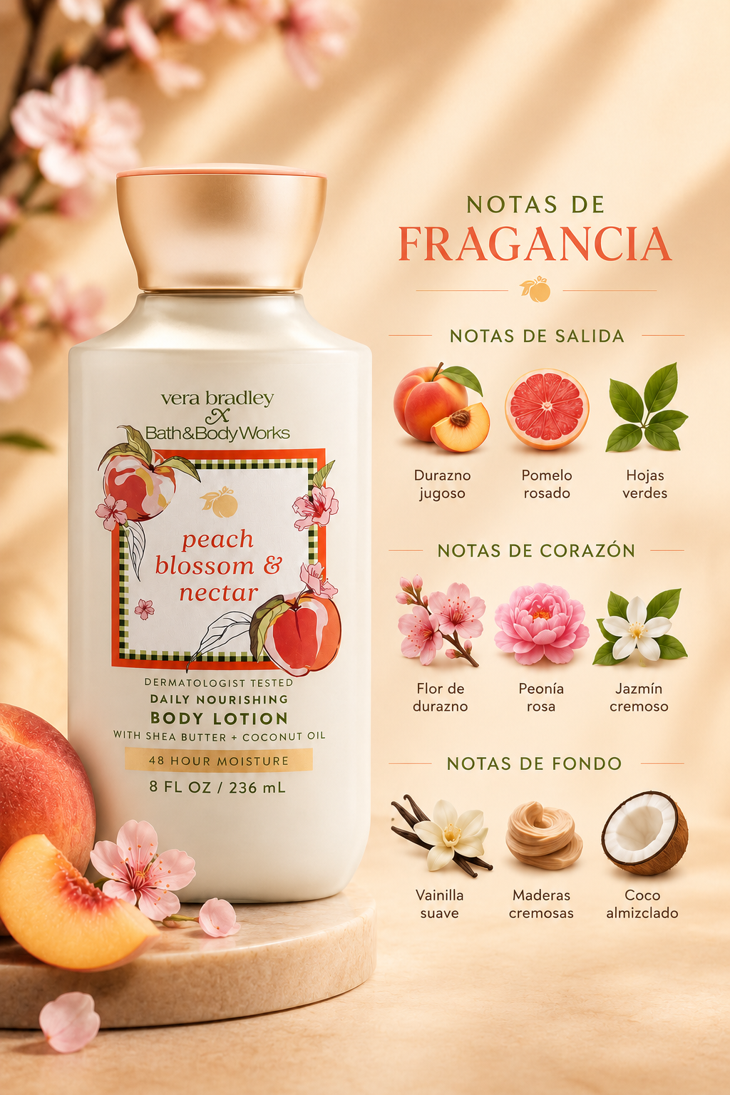 Crema Bath & Body Peach blossom & nectar (copia)