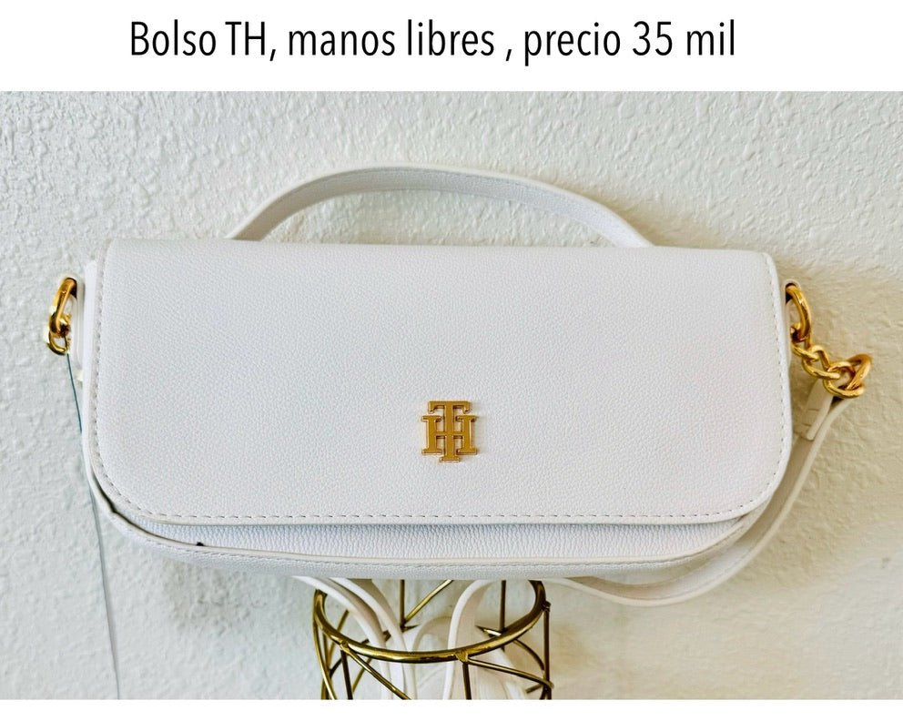 Bolso Manos Libres TH blanco mujer