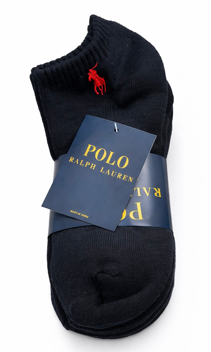 Medias Ralph Lauren negras 6 pares