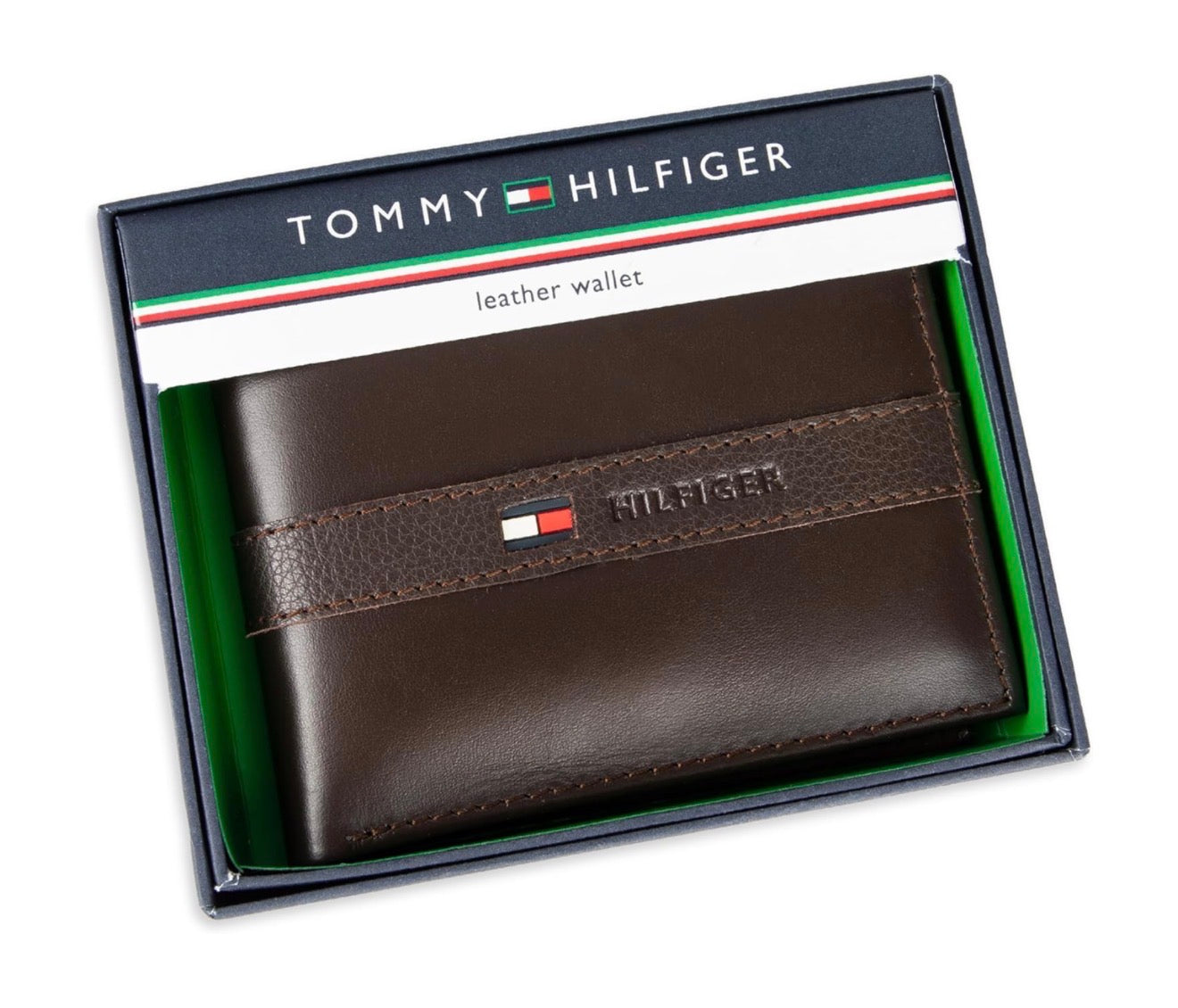 Billetera TH hombre café oscuro