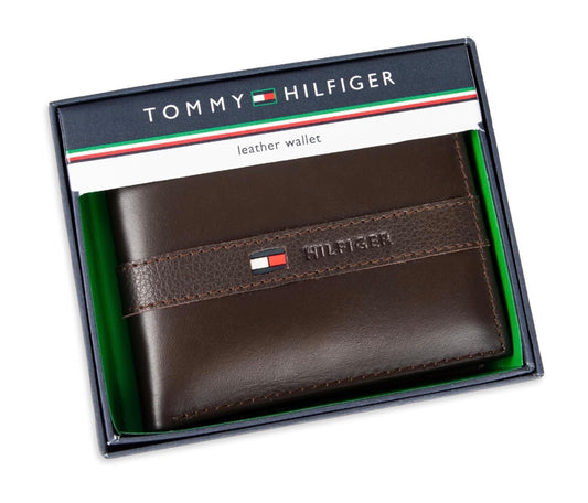Billetera TH hombre café oscuro