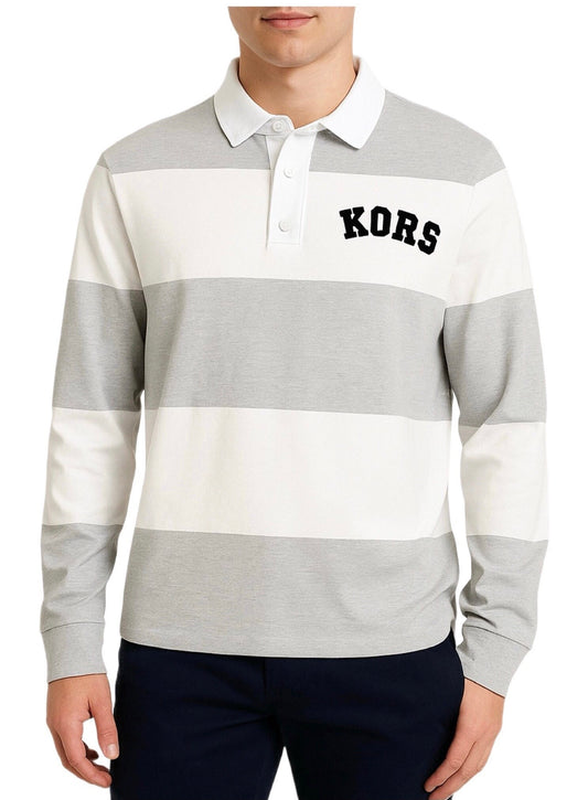 Camisa MK tipo polo manga larga
