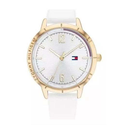 Reloj TH mujer Dorado faja blanca