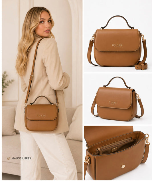 Bolso Guess manos libres Camel