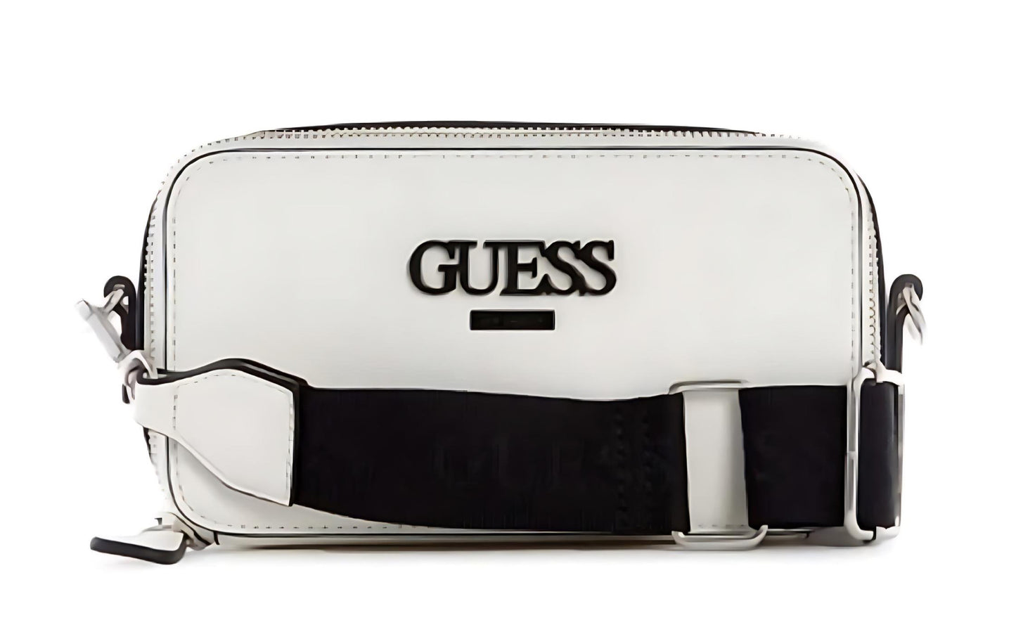 Bolso Guess doble zipper Blanco