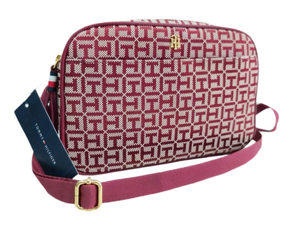 Bolso Manos Libres TH rojo, doble zipper
