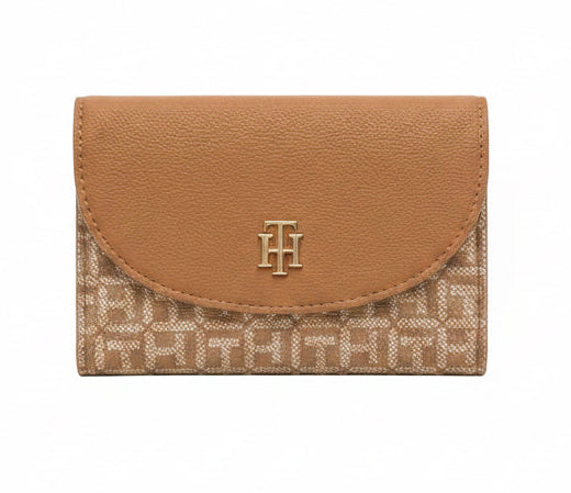 Billetera TH pequeña beige