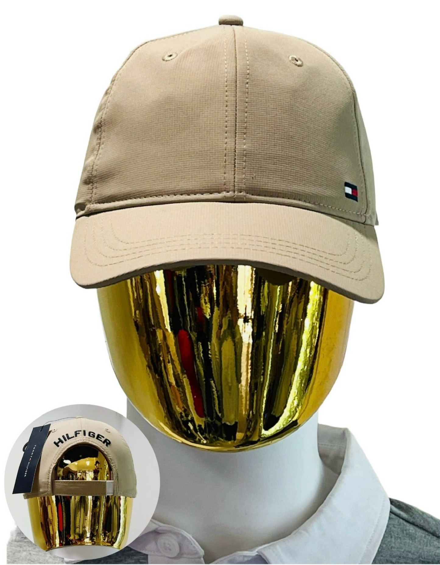 Gorra TH unisex beige