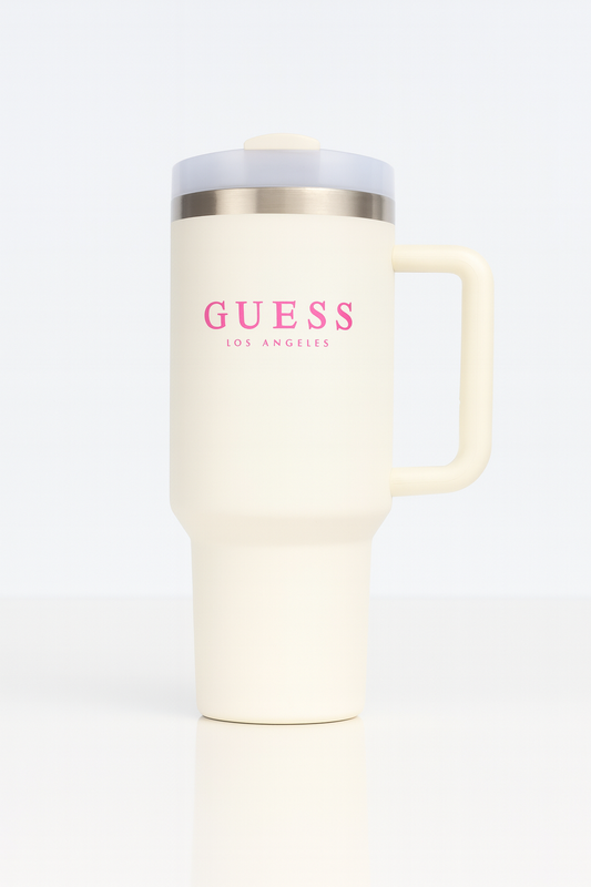 Vaso termico Guess Blanco hueso