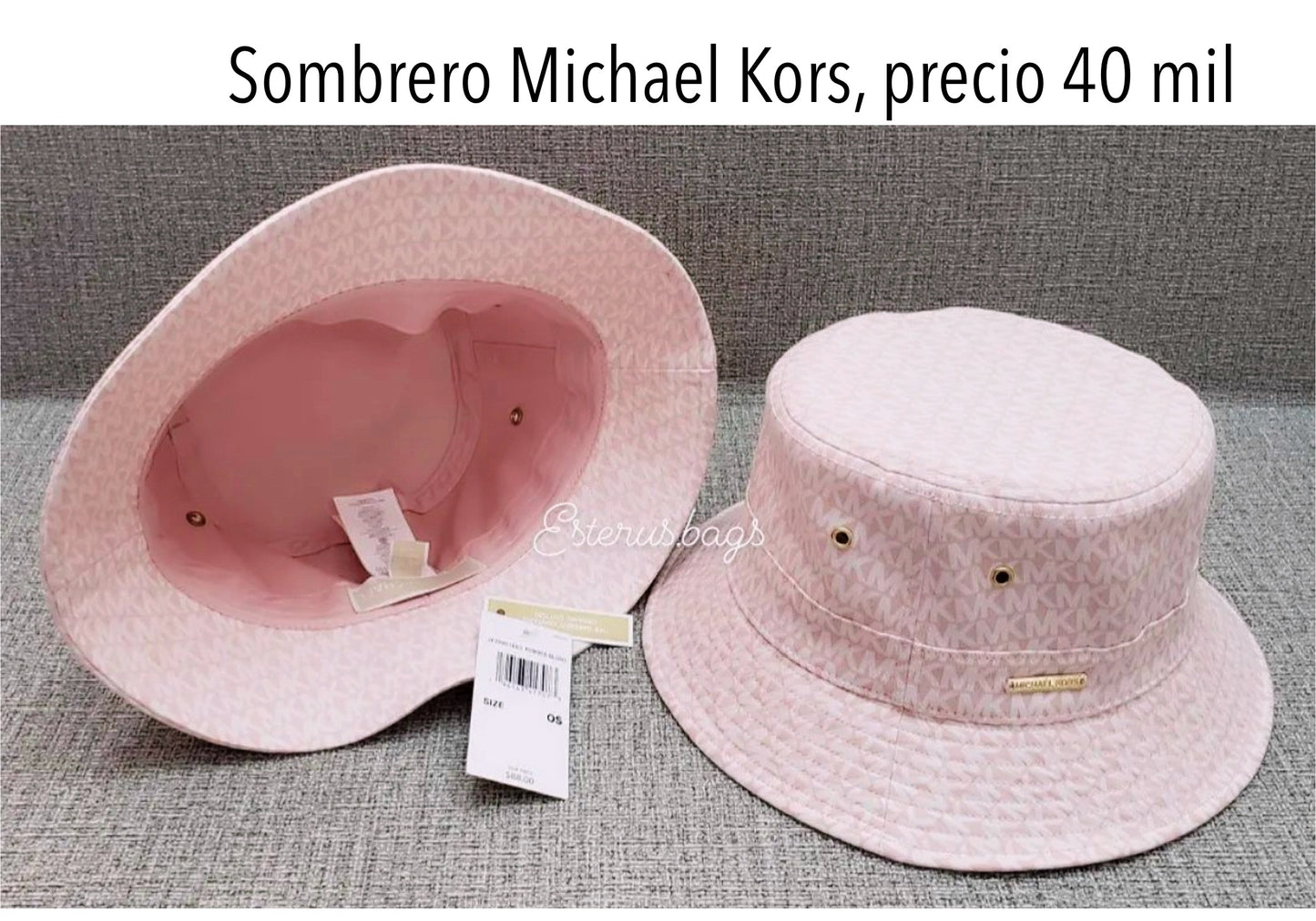 Sombrero MK rosado